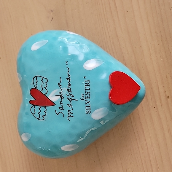 Vintage Sandra Magsamen Ceramic Heart for Silvestri - Picture 2 of 4